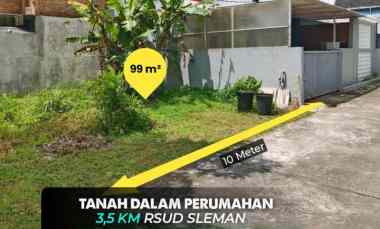 dijual tanah rsud sleman