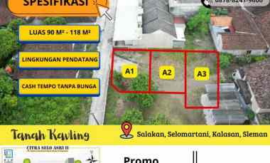 dijual tanah salakan selomartani