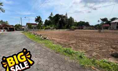 dijual tanah sanggrahan caturharjo
