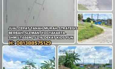 dijual tanah sendangtirto berbah sleman