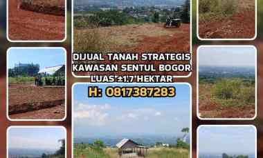 dijual tanah sentul bogor