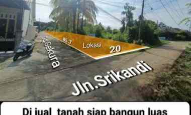 dijual tanah serdam jln srikandi
