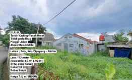 Tanah Kavling Shm Pinggir Jalan Lokasi Setu Cipayung Jakarta Timur