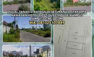 Dijual Tanah Strategis di Seturan Yogyakarta Kawasan Hotel/kost/guesth