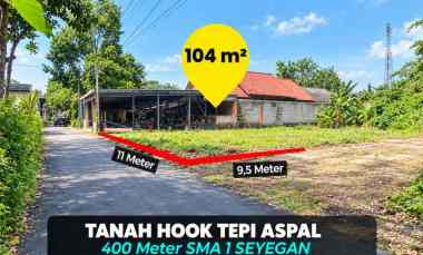 dijual tanah seyegan