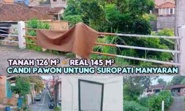 dijual tanah siap bangun di candi pawon semarang