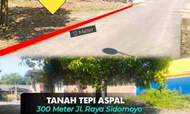 Tanah Tepi Aspal di Sidomoyo, Utara jl.godean km 7 300 meter jl. Sid