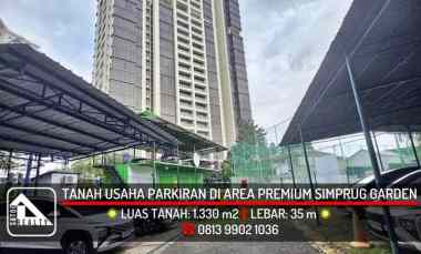 dijual tanah simprug garden kebayoran