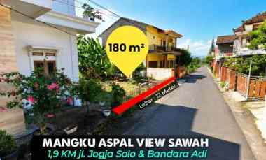 Tanah Berbah Mangku Aspal Belakang Bandara Adi Sucipto 1,9 km jl. Jog