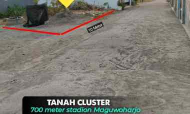 Tanah dalam Cluster di Maguwoharjo, Sleman 700 meter Stadion Waterp