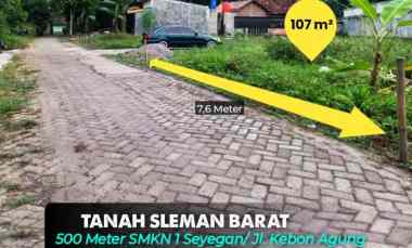 dijual tanah smkn 1 seyegan