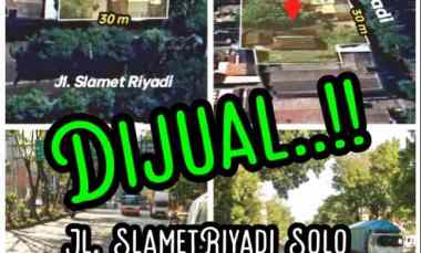 dijual tanah solo kota