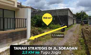 dijual tanah soragan