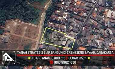 Tanah Kavling di Lokasi Strategis Pinggir Jalan Utama Srengseng Sawah