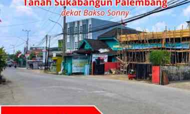 dijual tanah sukabangun 2 dekat bakso sonny