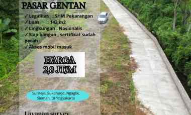 dijual tanah surirejo sukoharjo ngaglik