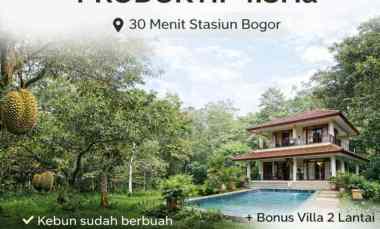 Kebun Durian Villa dan Kolam Renang Bogor dekat Sempur Bogor