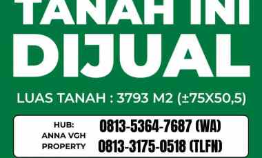 Jual Tanah Luas Strategis Kawasan Tambak Osowilangun Surabaya