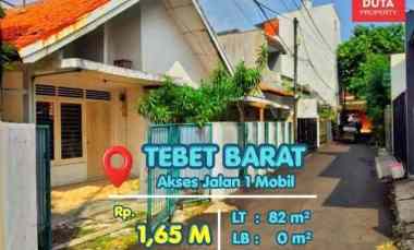dijual tanah tebet barat
