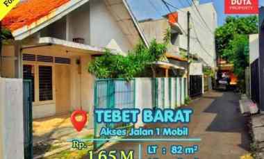 Dijual Tanah Kavling Tebet Barat Lokasi Strategis Nyaman Jalan 1 Mobil