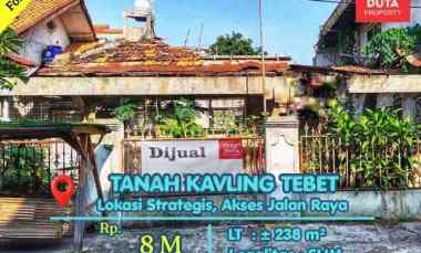 dijual tanah tebet barat