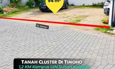 Tanah Cluster di Timoho, Baciro, Tengah Kota Jogja 1,2 km Kampus Uin
