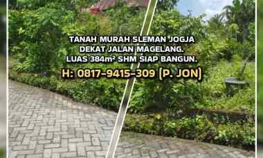 dijual tanah tridadi sleman yogyakarta