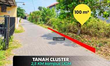 Tanah Strategis dekat Kampus Ugm, Jogja 200 meter ke Ringroad Utara