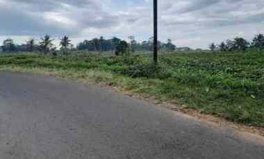 dijual tanah view gunung