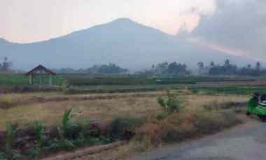 dijual tanah view gunung pinggir jalan di kuningan