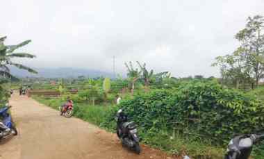 dijual tanah view gunung sawah asri alami