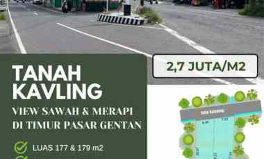 dijual tanah wonorejo wedomartani