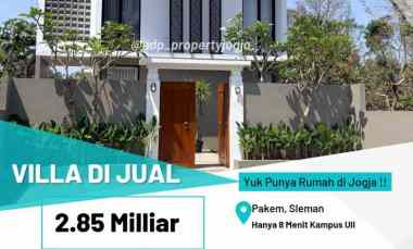 dijual villa jakal km 17 pakem sleman