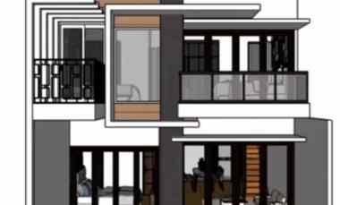 dijual villa jalan indragiri 2 kota