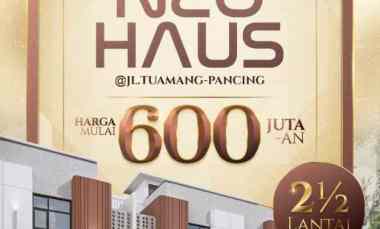 Jual Rumah Komplek Neo Haus Jalan Tuamang - Pancing - Medan