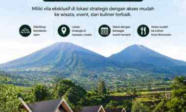 dijual villa kertex wonosobo jawa tengah
