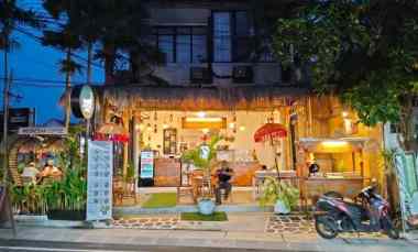 dijual warung cafe business jl nelayan canggu bali