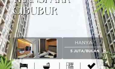Disewakan Apartemen Transpark Cibubur di Tower Aurora Studio Furnished