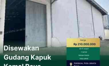 disewakan gudang di kapuk lamal