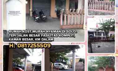 disewakan kost semanggi pasar kliwon solo