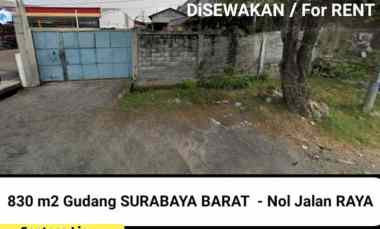 disewakan ruko gudang kantor jalan raya bangkingan