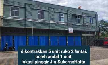 disewakan ruko gudang kantor jl sukarnohatta arengka