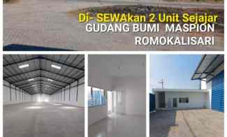 Disewakan 4200 m2 Gudang Bumi Maspion Romokalisari Benowo Surabaya