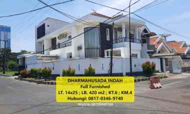 Rumah Full Furnished Dharmahusada Indah dekat RSUD Dr Soetomo Surabaya