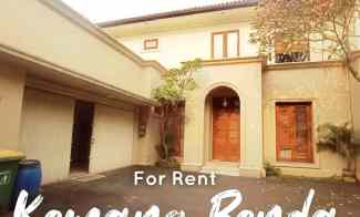 For Rent Beautiful Compound House Tropical Style at Kemang