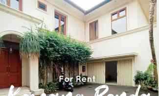 For Rent Beautiful Compound House Tropical Style at Kemang