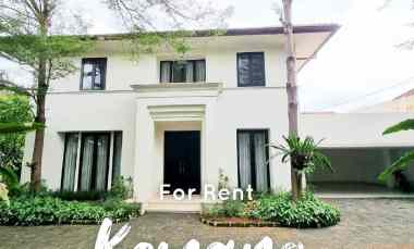 For Rent Modern Tropical House Inside Compound at Kemang