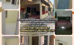Dikontrakkan Rumah Tengah Kota jl. Prawirotaman Mergangsan Yogyakarta