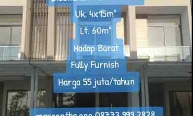 disewakan rumah pik 2 60 m2 hadap barat fully furnish