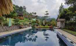 Villa Rudang di Puncak Murah dengan Kolam Renang Private View Lepas